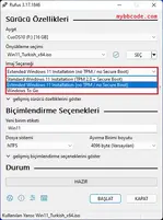 Rufus ile Windows 11 Gereksinimlerini Kaldırma: