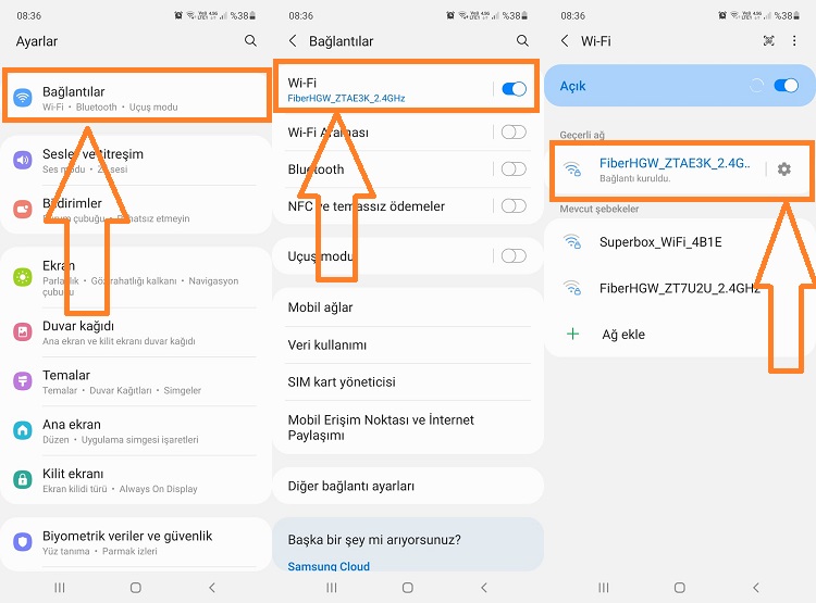 Wi-Fi şifresi öğrenme