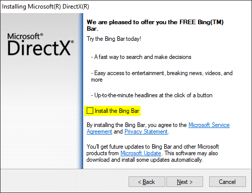 DirectX İndirme Aracı